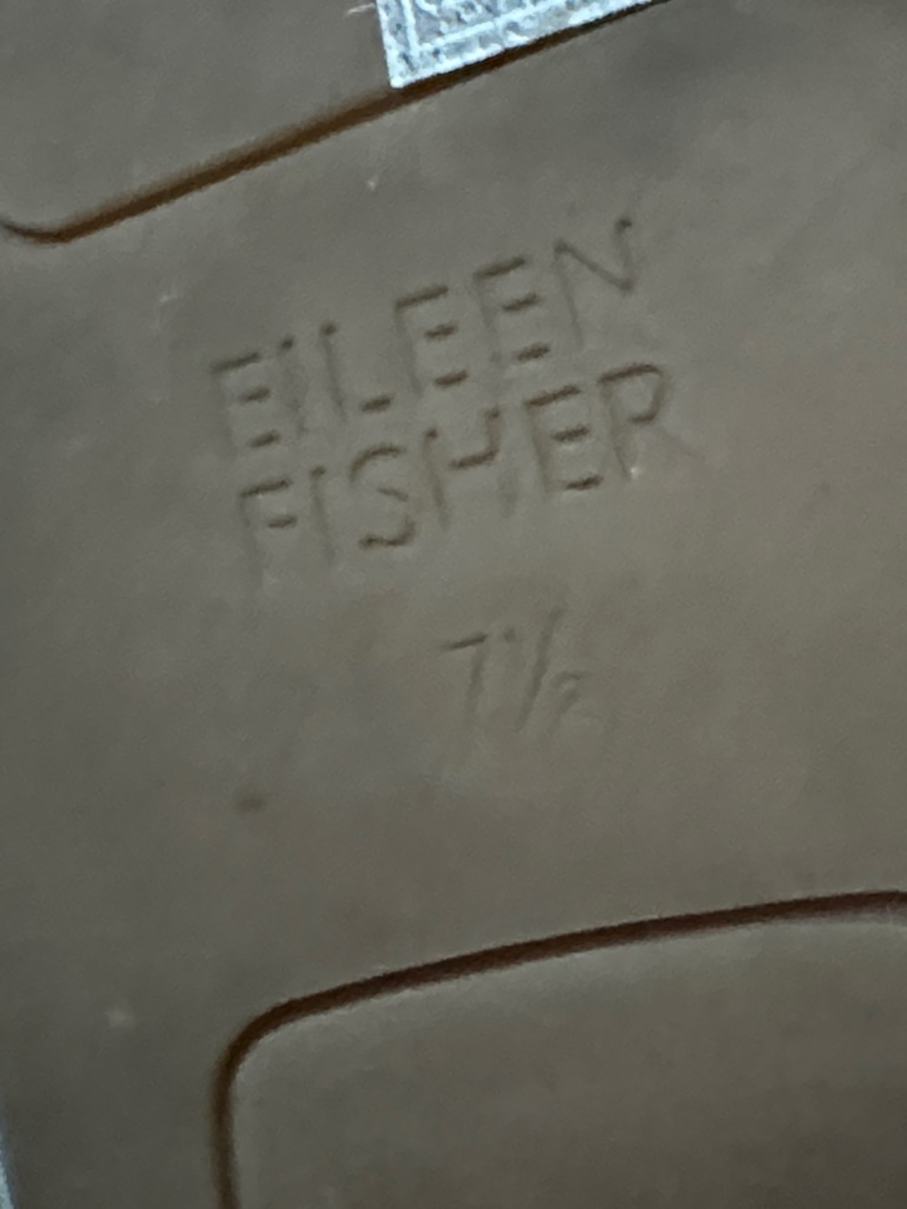 Eileen Fisher Navy Leather Espadrille Lace-Up Flats - Picture 7 of 8